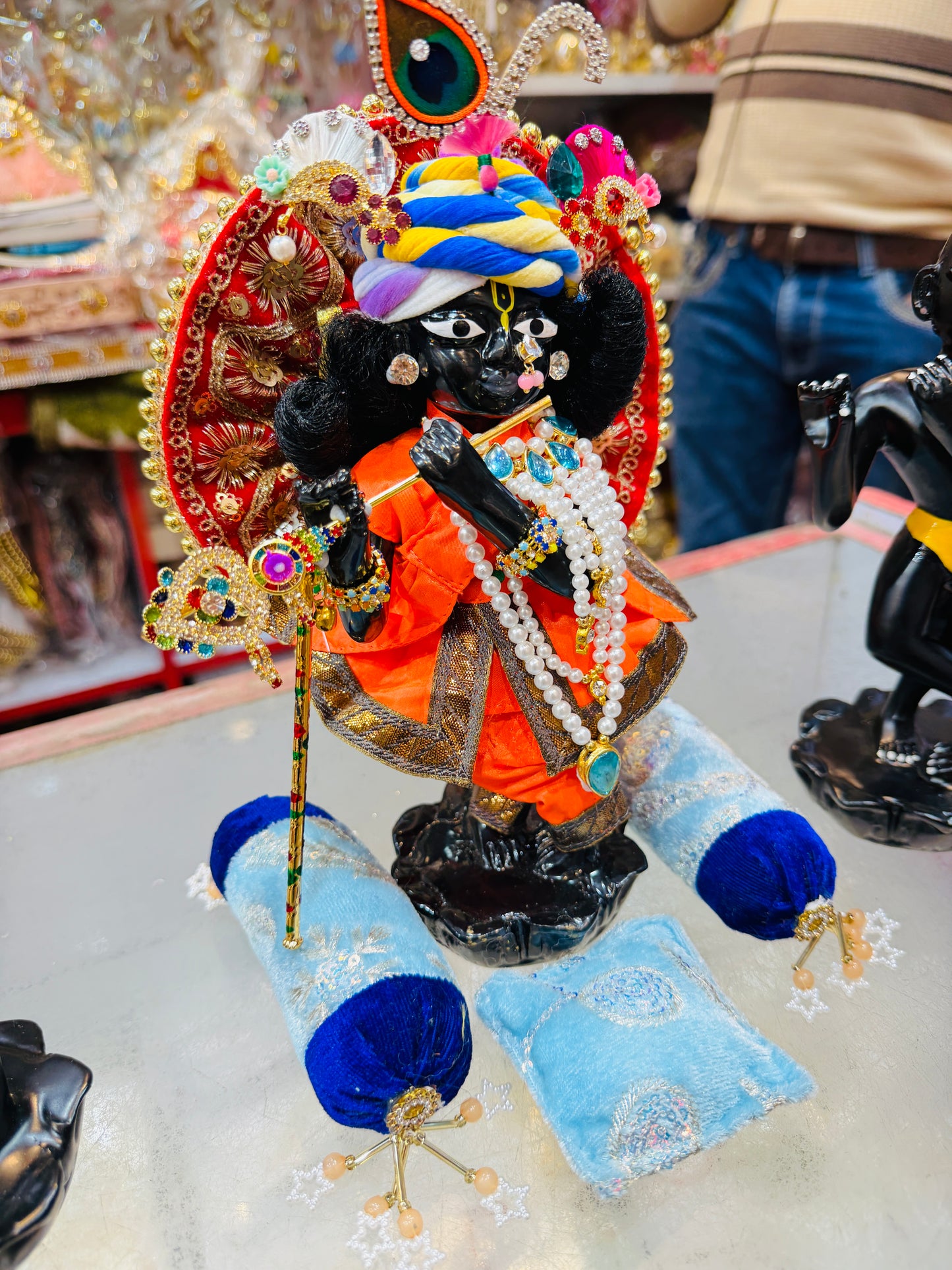 Shri Radharamanji ka Ashtdhatu ka shri vigreh