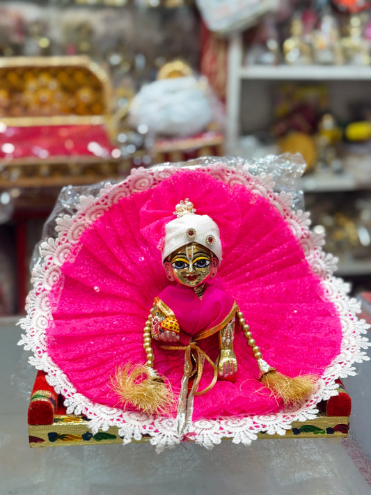 Pink fancy net dress