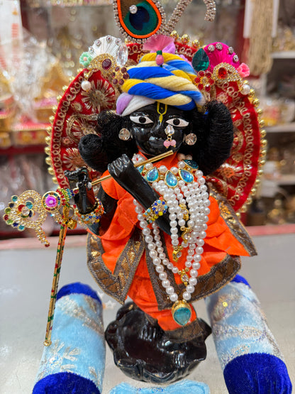 Shri Radharamanji ka Ashtdhatu ka shri vigreh