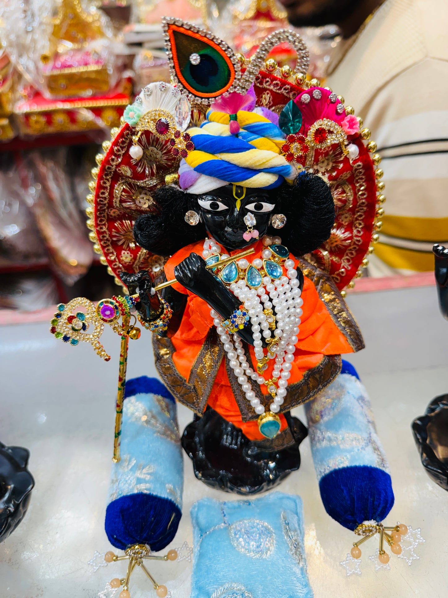 Shri Radharamanji ka Ashtdhatu ka shri vigreh