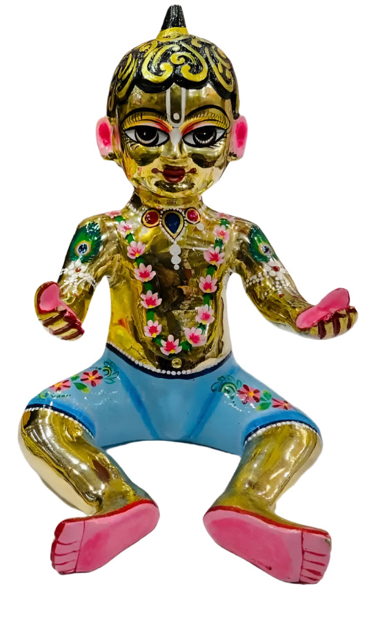 12no ke la1la khhaiya ki murti with full body makeup shringar me laddugopalji baby ke Roop me