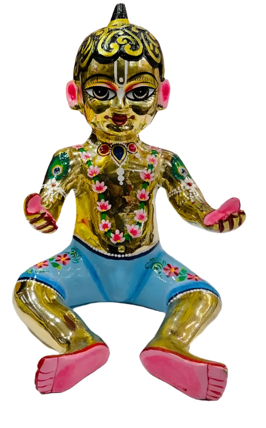 12no ke la1la khhaiya ki murti with full body makeup shringar me laddugopalji baby ke Roop me