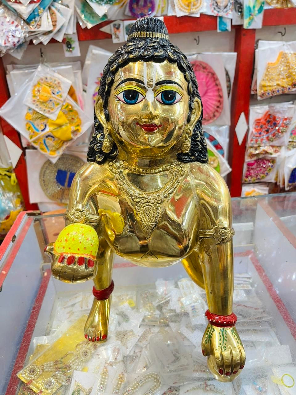 21no laddugopalji pure pital brass material